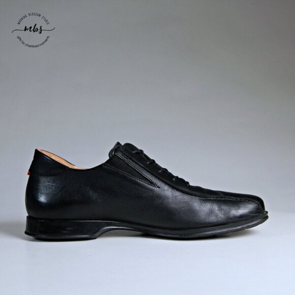 Coach‎ Corwin Stitched Italian Leather Lace Up Oxfords Black Men 12